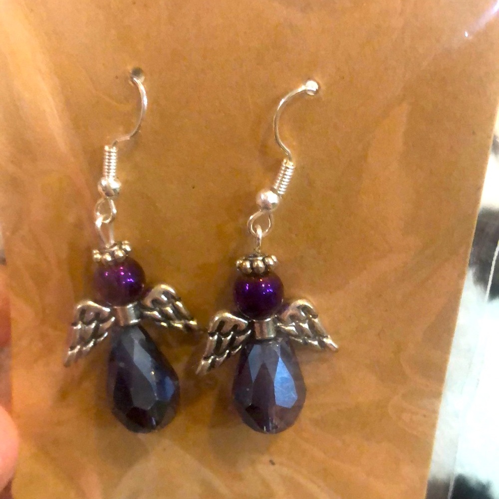 Angel earrings
